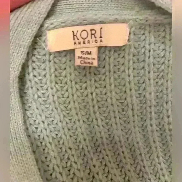 Kori American Knit Cardigan Blue Size Small - Picture 3 of 4